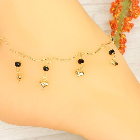 "Handmade Anklet – Elegant & Delicate Jewelry for Women | UNVRC1148 - Picture 9 of 10